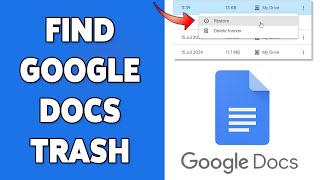 How To Find Google Docs Trash 2024 Access Deleted Documents In Google Drive