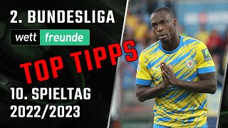 2. Liga Prognose - 10. Spieltag 2022/23 👉 Top Tipps & Vorschau
