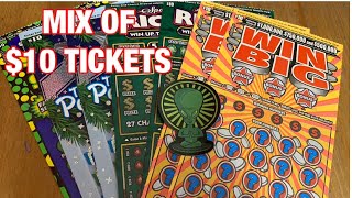 Mix of $10 Tickets‼️ California Lottery Scratchers🤞🍀🍀🍀