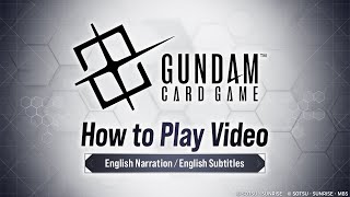 【GCG】『GUNDAM CARD GAME』How to play and rules