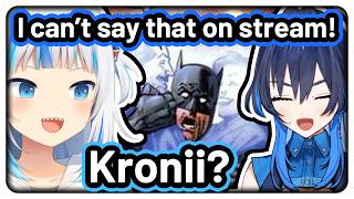 I can't believe Kronii said that to Batman... 【Hololive EN】