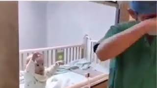 Must Watch, A baby infected with corona virus in Wuhan China