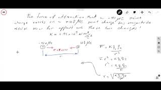 PHY - Distance between point charges using the Coulomb's Law