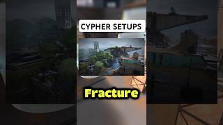 Cypher Setup on Fracture YOU MUST LEARN ‼️ #valorant #valorantclips