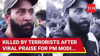 Kashmiri Stone-pelter-Turned Modi Admirer Killed By Terrorists In J&K's Shopian | Watch