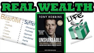 How YOU can attain REAL WEALTH!!! | Unshakeable by Tony Robbins | Book Animation Summary/Review