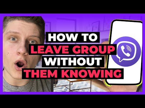 How to leave a Viber group without anyone knowing