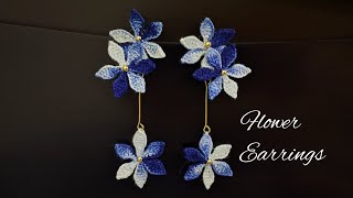 BEAUTIFUL FLOWER EARRINGS | VERY EASY TO MAKE | CROCHET