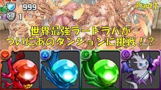 【パズドラ】世界最強ラードラパがついにあのダンジョンに挑戦！Part1