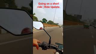 Short Ride in Yamaha FZS|Today's Update #shorts #short #youtubeshorts