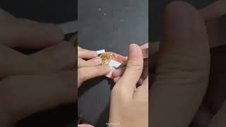 Resin DIY : KEYCHAIN ROSE GOLD ทำพวงกุญแจเรซิ่น สีโรสโกลล์