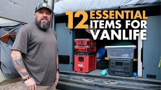 Top 12 Van Life ESSENTIALS After 1 Year on the Road