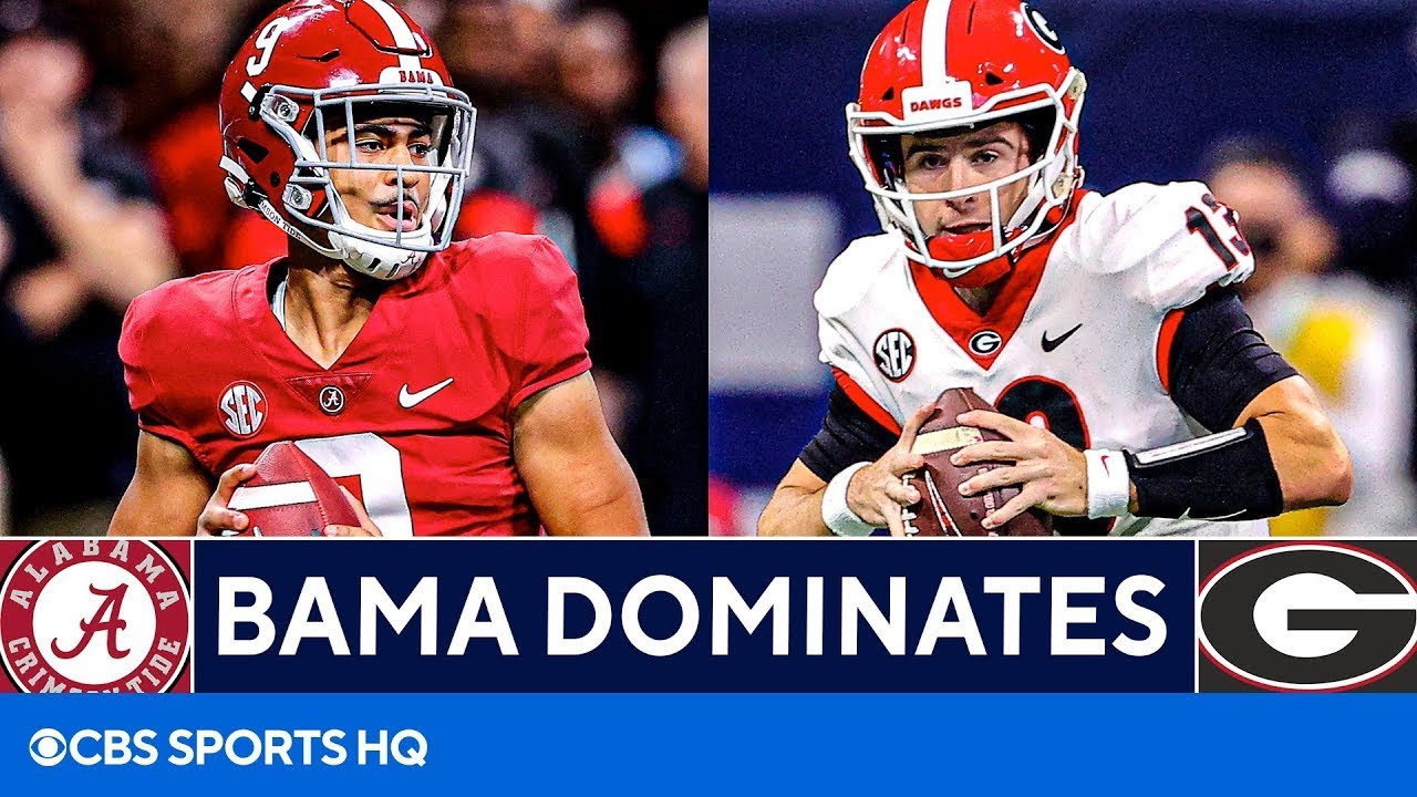 No. 3 Alabama Dominates No. 1 Georgia 41-24 | FULL Game Recap | CBS ...