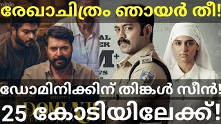 Dominic Mammootty Movie Boxoffice Collection |Rekhachithram Sunday Collection #Mammootty #AsifAli