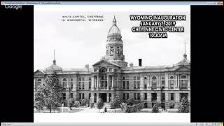 2019 Wyoming Inauguration Swearing in Ceremony