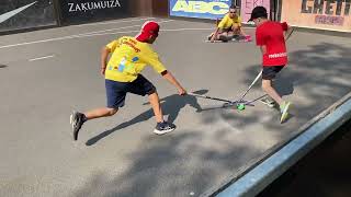 Ghetto Floorball Round 4. U14. Ķieģelis - Coach sakū.