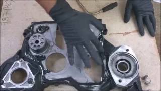 REVISIONE MOTORE YANMAR 4TNE92 4TNE 92 VIDEO quarta parte ENGINE REPAIR