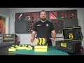 the dewalt toughsystem 2.0 battery charging box needs serious organisation