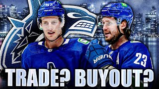 CANUCKS: TYLER MYERS TRADE, EKMAN-LARSSON BUYOUT IS POSSIBLE? Vancouver NHL News & Rumours Today