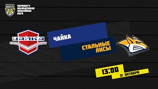 31.10.2020. «Чайка» – «Стальные Лисы» | (Париматч МХЛ 20/21) – Прямая трансляция