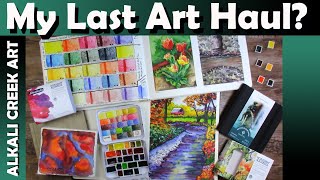 Is This My LAST Art Haul? Featuring the NEW Hahnemuhle 100% Cotton Sketchbook \u0026 Schminke Watercolors