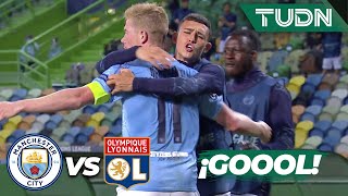 ¡Empatan! De Bruyne anota el gol | Man City 1-1 Olympique | Champions League 2020 4tos final | TUDN