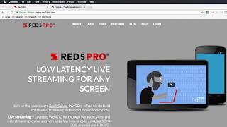 Red5 Pro: Creating A Red5 Pro Application