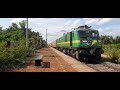 lalaguda wag9hc powered 07695 secunderabad to rameswaram spl express skip vallampadugai station mps