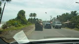 Driving from Bentota to Kalutara