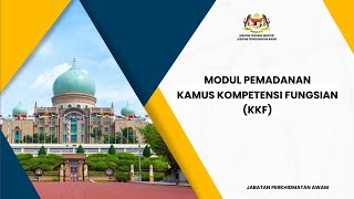 Taklimat Pecutan Akhir Pelaksanaan Kamus Kompetensi Fungsian (KKF)