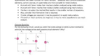 ES203 Lec 4-1: The Mesh-Current Method: Special Cases