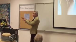 Rene Silvin at FAU Jupiter with lecture about history of transatlantic travel