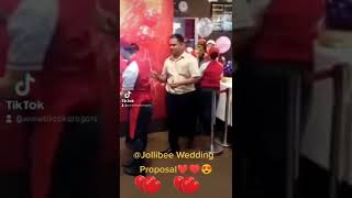 @jollibee wedding proposal ❤️♥️