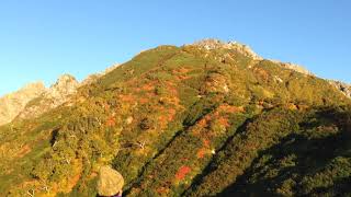 剱岳　早月小屋からの夕日