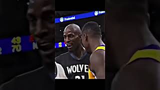 Kobe Bryant reaction to Julius Randle trash talking Kevin Garnet