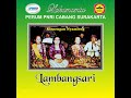 gd. bondhan kinanthi minggah kinanthi mawi ndheg ndhegan puspanjana kalajengaken ldr. kembang...