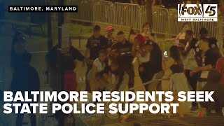 Baltimore residents urge state police support amid local enforcement struggles