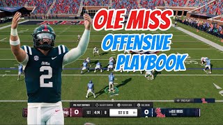 Ole Miss Offensive Playbook Best Plays In College Football 25!!