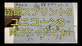 函館スプリントS ユニコーンS両方とったどぉ!（2020年）