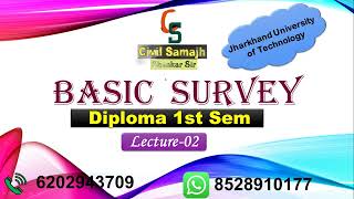 Basic Survey || JUT Diploma 1st Semester || Lec-02