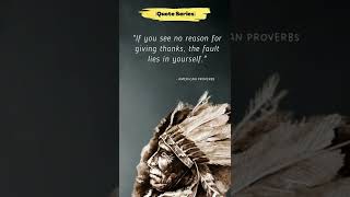 Native American Proverbs (Life-Changing Wisdom) #shorts #motivation