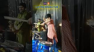 Yagya Gor | Let The Stick Talk #shorts #garba #Drumbeat  #beat #music #drumcovers @yagyagor2011