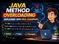 Method Overloading in Java | Beginner-Friendly Tutorial with Real Examples