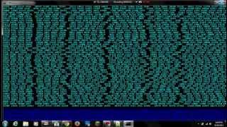 Windows Batch File: Glitched Matrix