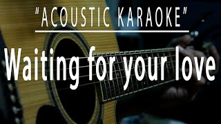 Waiting for you love - Acoustic karaoke (Stevie B.)
