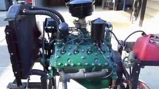 1952 Ford F1 Truck 239 Flathead V8 8RT Engine Stock Rebuild Running Start Up