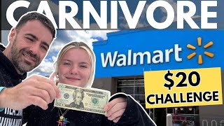 $20 Frugal Carnivore Dinner Walmart Challenge! (So Much Meat!)