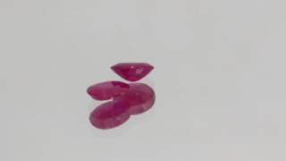 5.50 Cts. Ruby 10x8mm Regular Cut Oval Shape Gemstone Parcel (2 Pcs.)