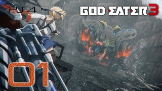 God Eater 3 Gameplay Walkthrough (Japanese Voice) Part 1 - Prologue + Tutorial