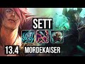 SETT vs MORDEKAISER (TOP) | 6 solo kills, 1.5M mastery | TR Master | 13.4